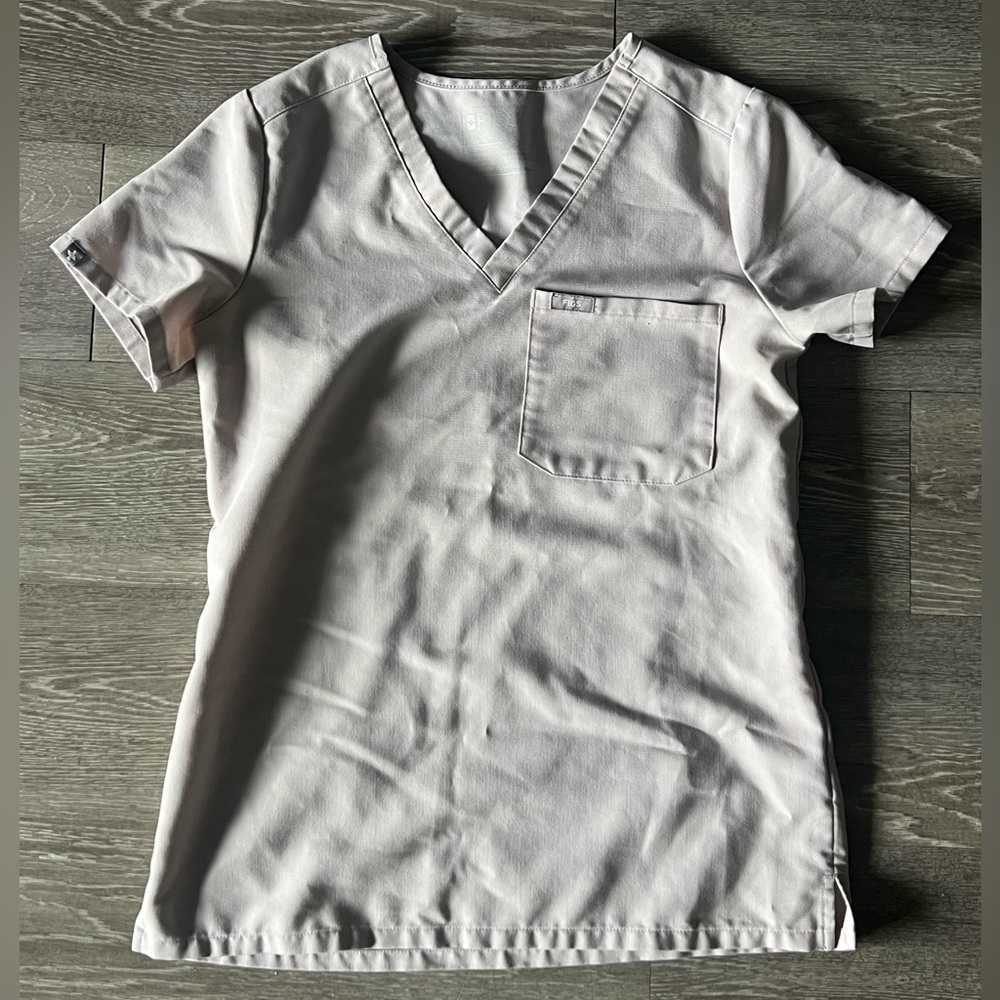 Figs Catarina Scrub Top Slate XXS